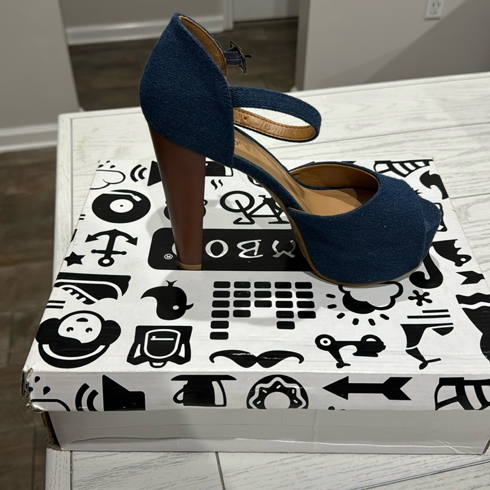 Jean heels